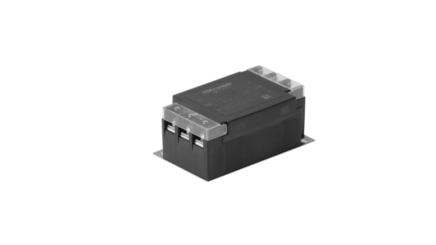 TDK-Lambda 16A 250 V ac, DIN Rail EMC Filter, Screw, Single Phase