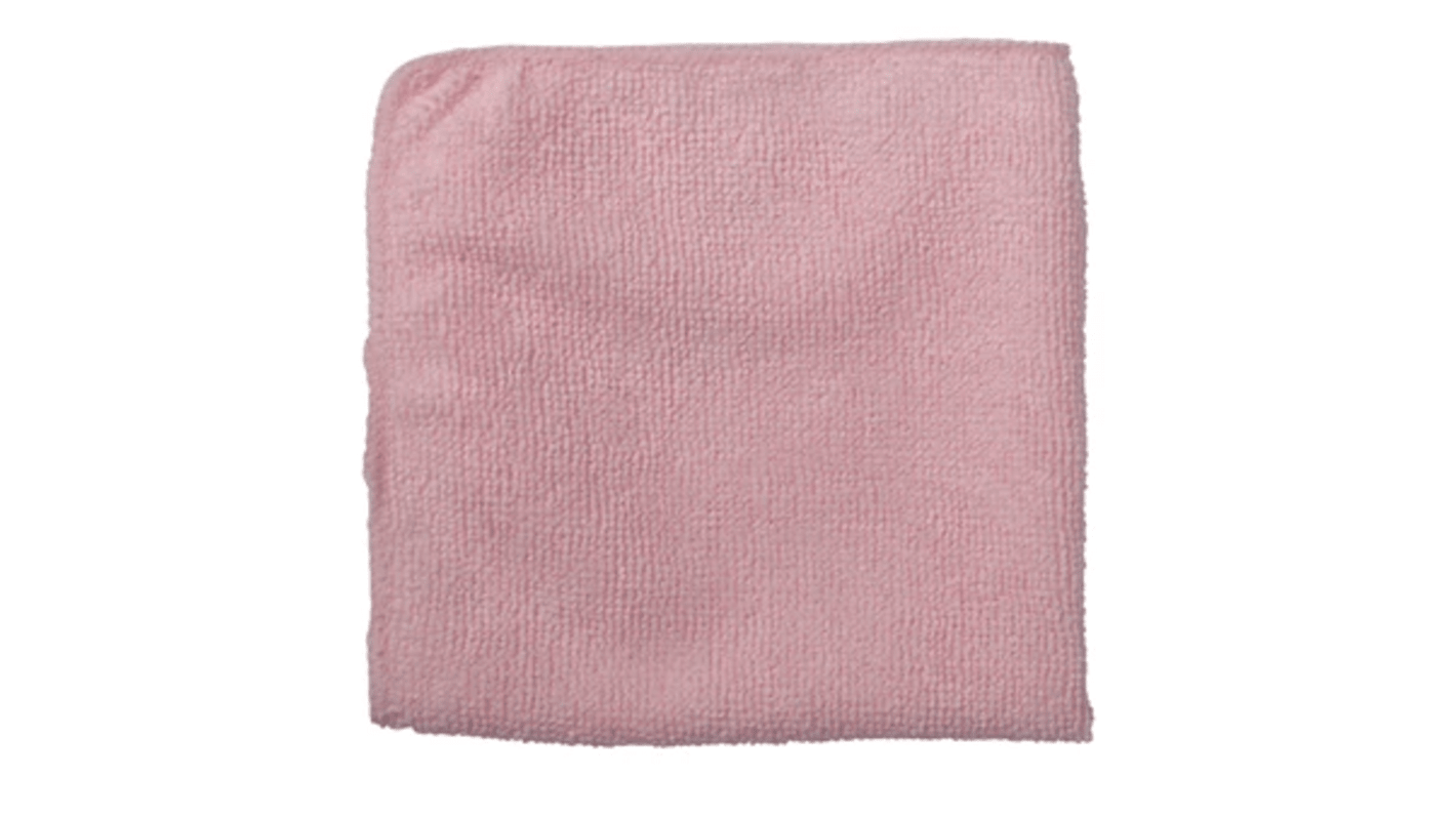 Rubbermaid Commercial Products Microfiber Light Duty Cloth Lappen für Nass/Trocken Mikrofaser Gehäuse 24 Stk. Rosa