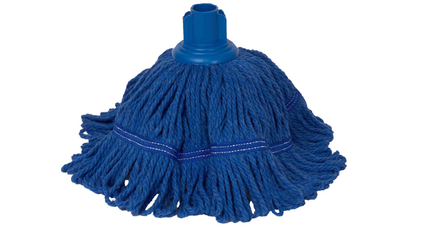 Vikan 250g Blue Cotton Mop and Handle