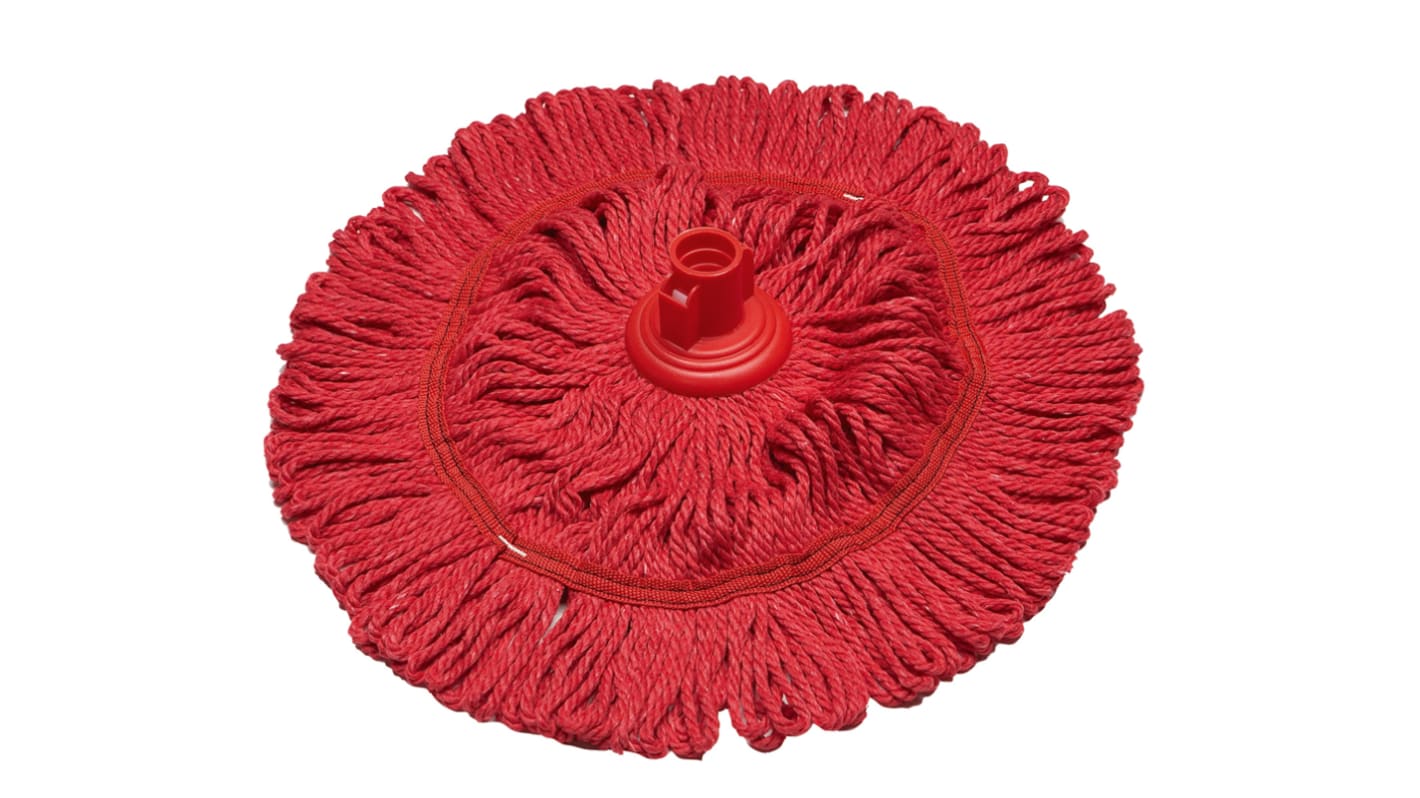 Mocho para Fregonas Rojo Vikan, de Algodón, de 250g