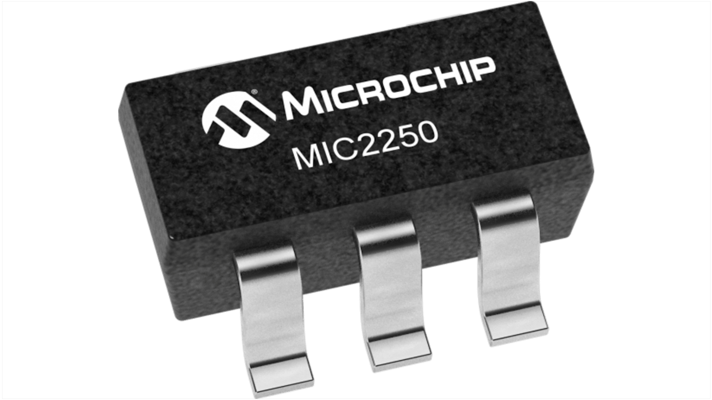 Regolatore switching Microchip, ingresso 2.5 → 5.5V cc, uscita 32V cc, 52μA