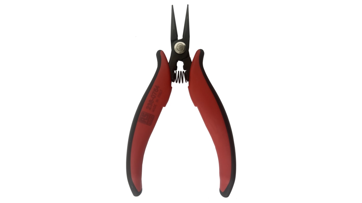 RS PRO Long Nose Pliers, 154 mm Overall, Straight Tip, 26mm Jaw