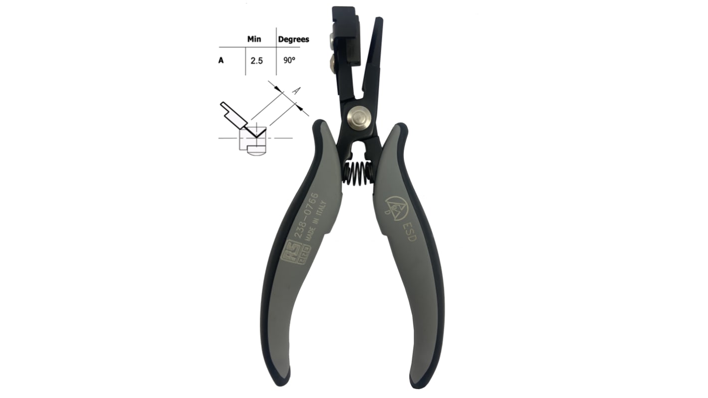 RS PRO Forming Pliers, 158 mm Overall, 37mm Jaw, ESD