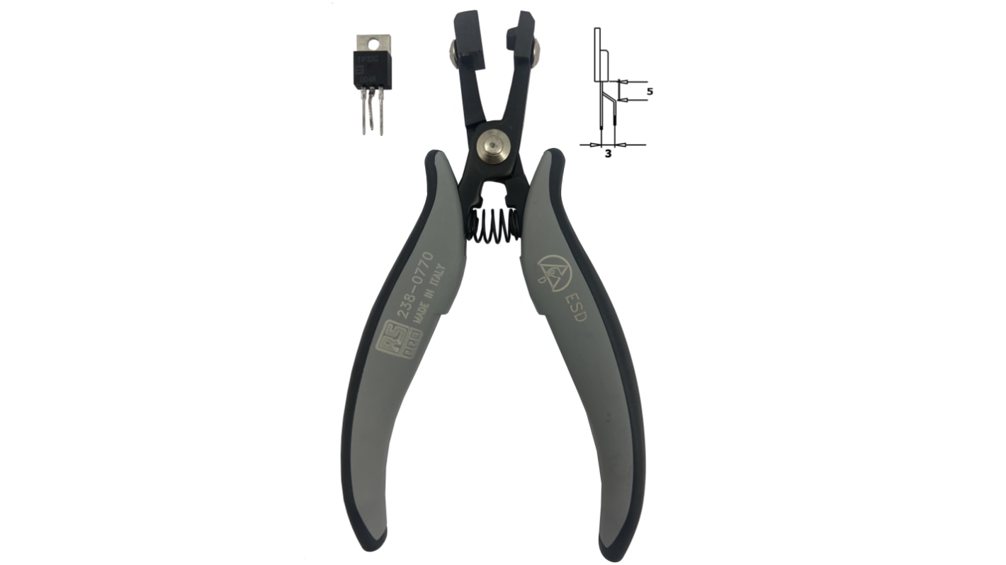 RS PRO Forming Pliers, 158 mm Overall, ESD