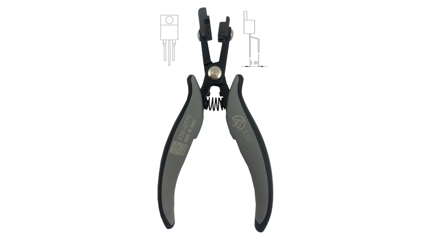 RS PRO Forming Pliers, 158 mm Overall, ESD