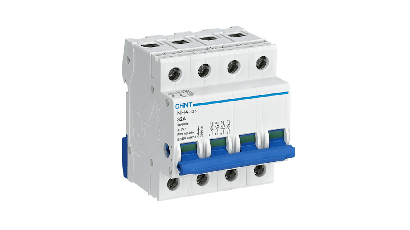 Interrupteur-sectionneur CHINT, 4 P, 40A
