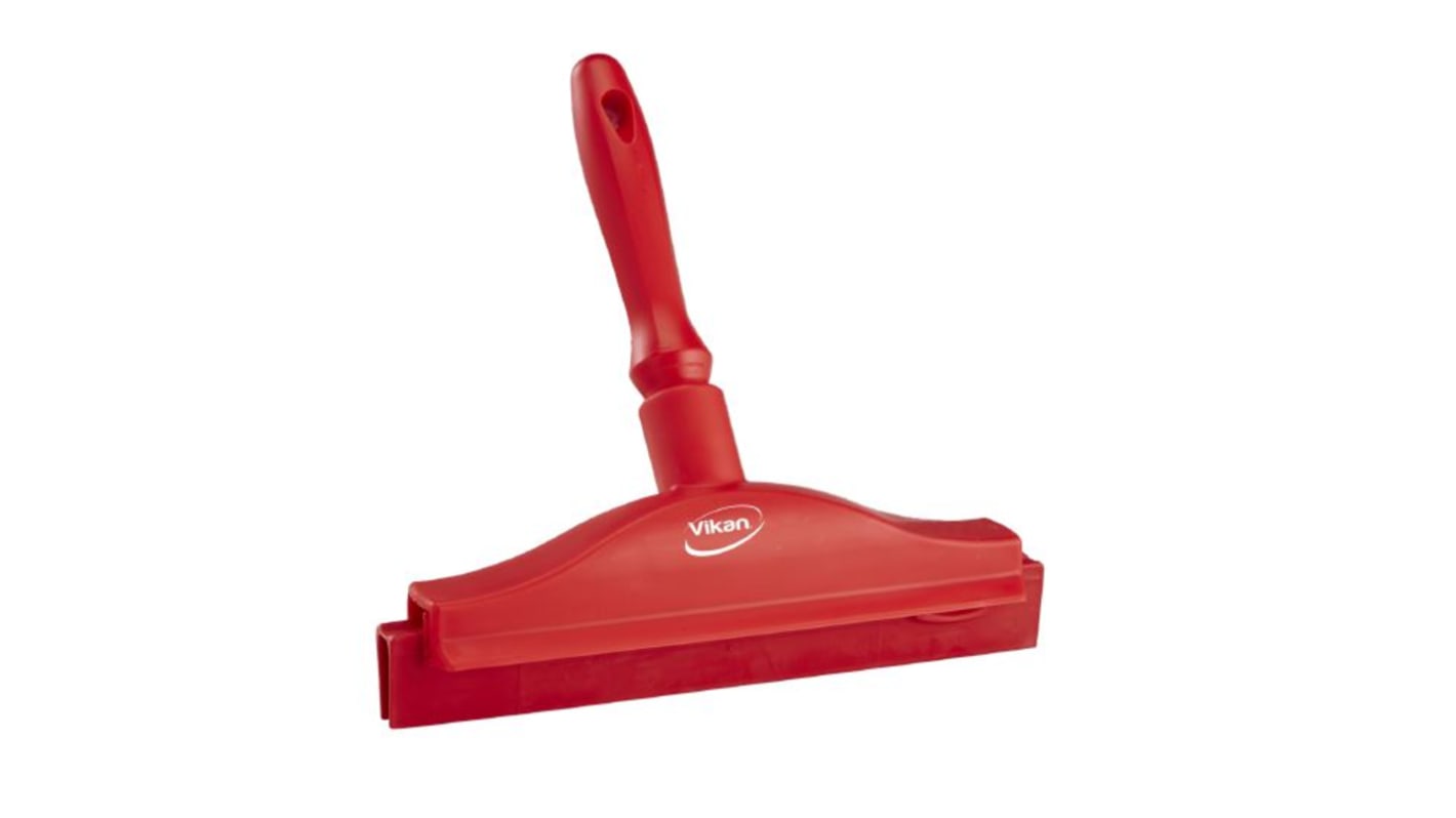 Vikan Red Squeegee, 95mm x 70mm x 250mm, for Food Preparation Surfaces