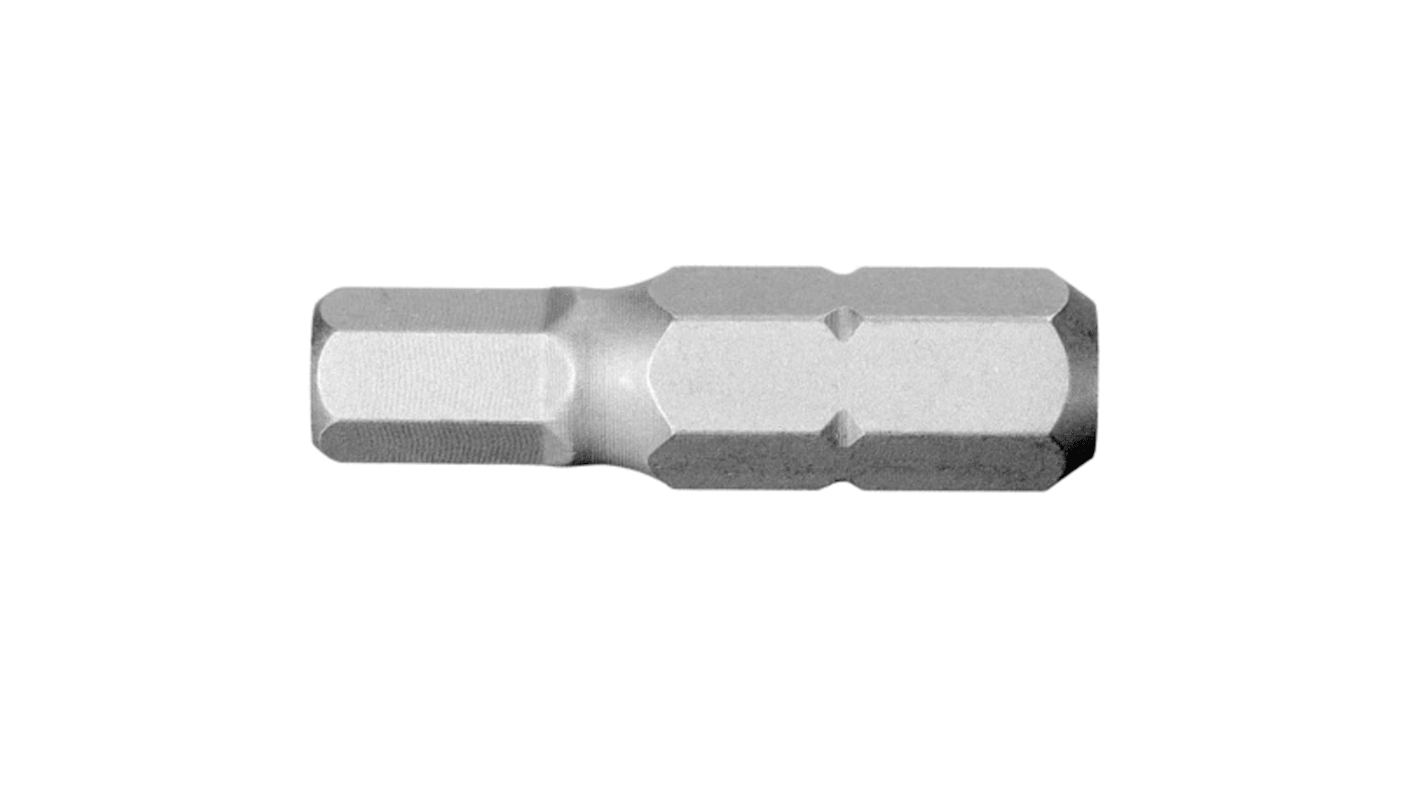 Facom Hexagon Screwdriver Bit, 8 mm Tip