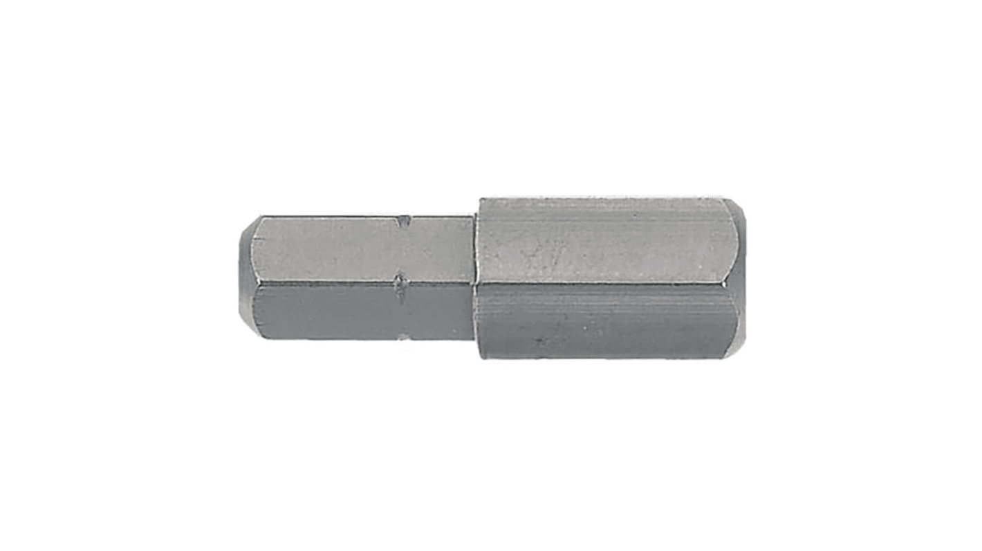 Facom Hexagon Screwdriver Bit, 8 mm Tip