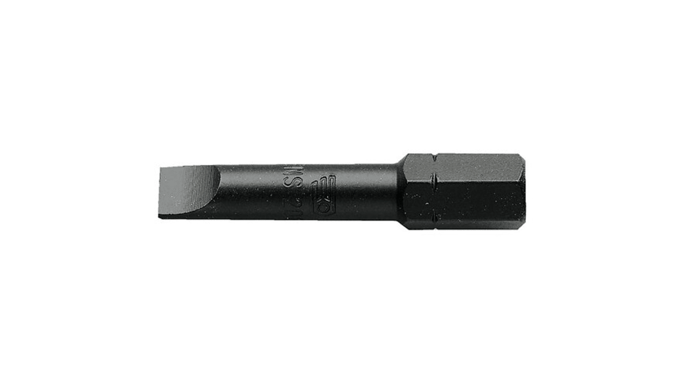 Facom Slotted Screwdriver Bit, 8 mm Tip
