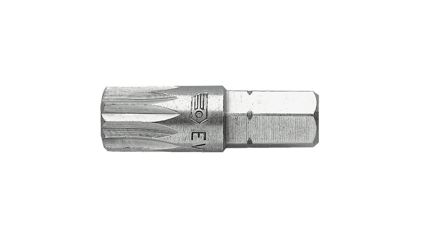 EV.106 Triple Square Screwdriver Bit, M6 Tip, 25 mm Overall RS
