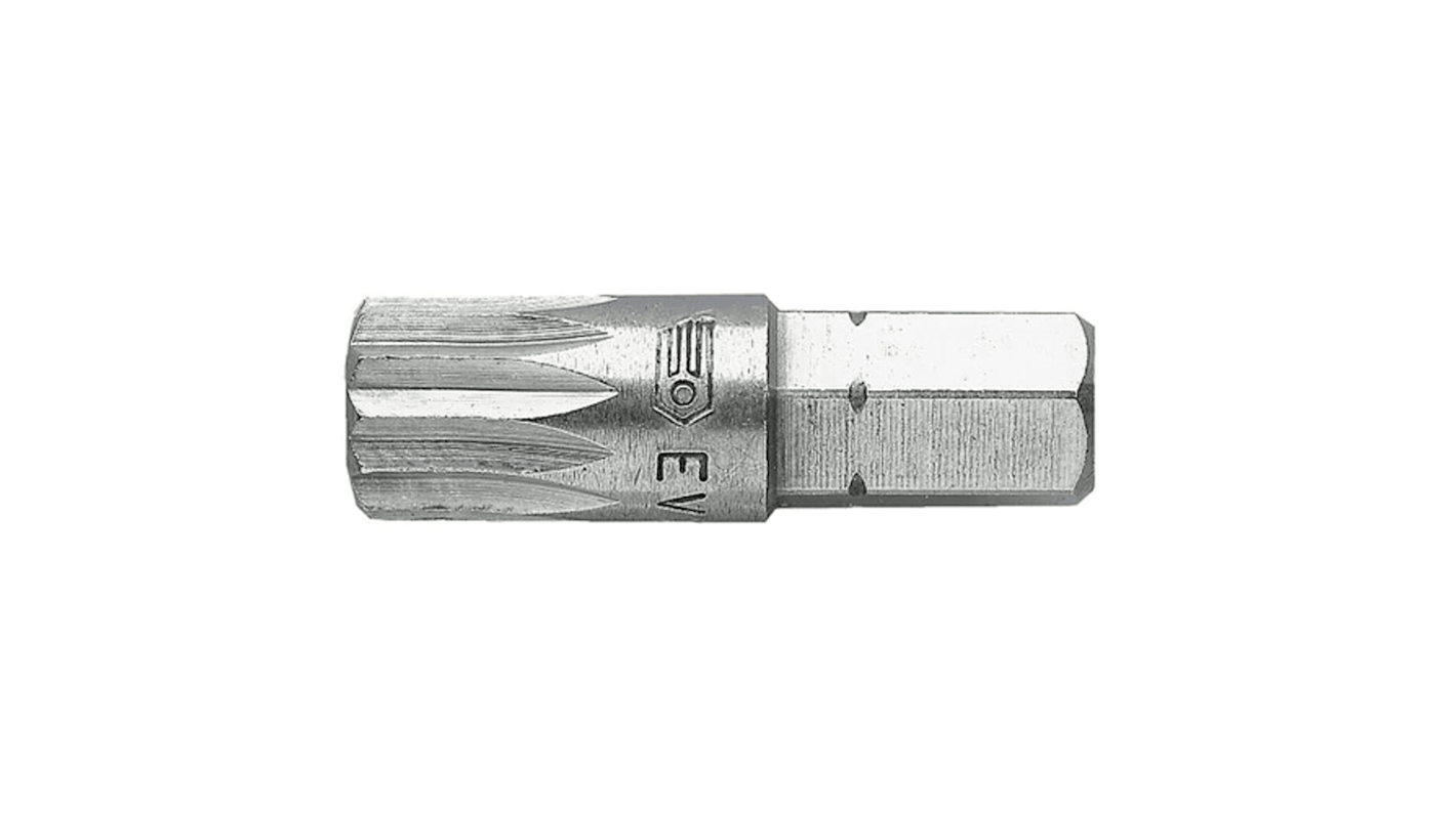 Facom Triple Square Screwdriver Bit, M6 Tip, 28 mm Overall