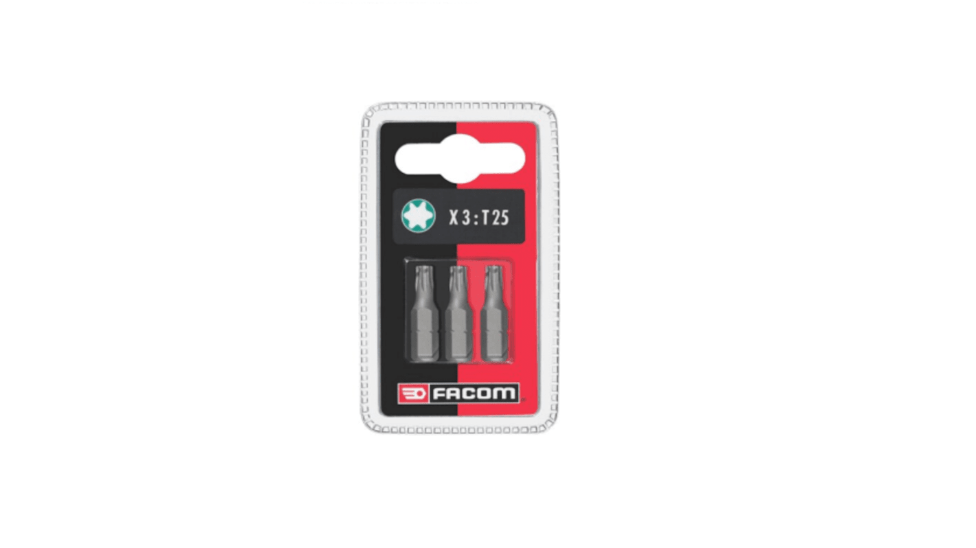 Set inserti per cacciaviti Facom, 3 pezzi (Torx)