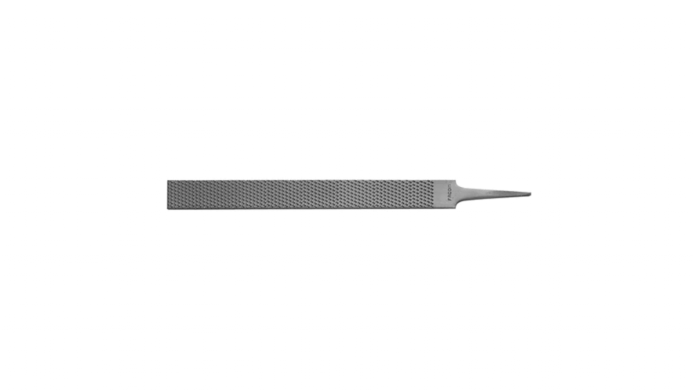 Facom 250mm, Rasp Cut, Flat Engineers File With Soft-Grip Handle