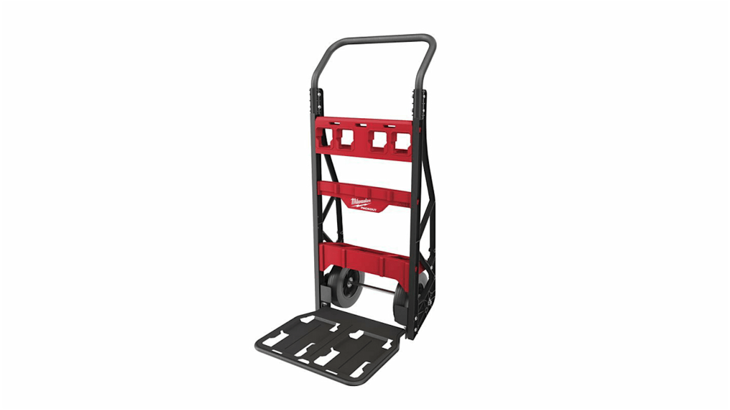 Milwaukee 2 Shelf Trolley Cart, 1200 x 510 x 290mm, 180kg Load