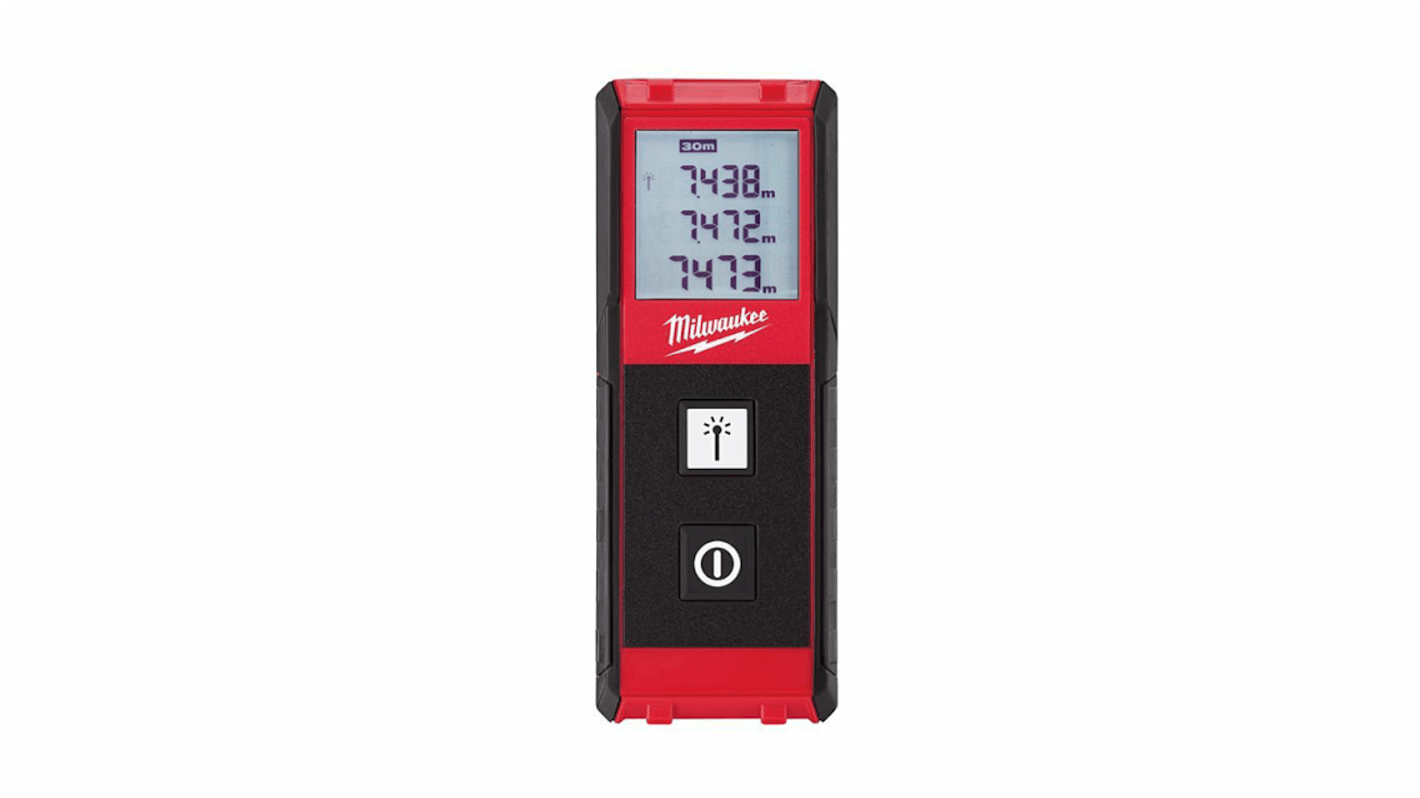 Milwaukee Distance Meter, 0.15 → 30m Range, ± 2 % Accuracy