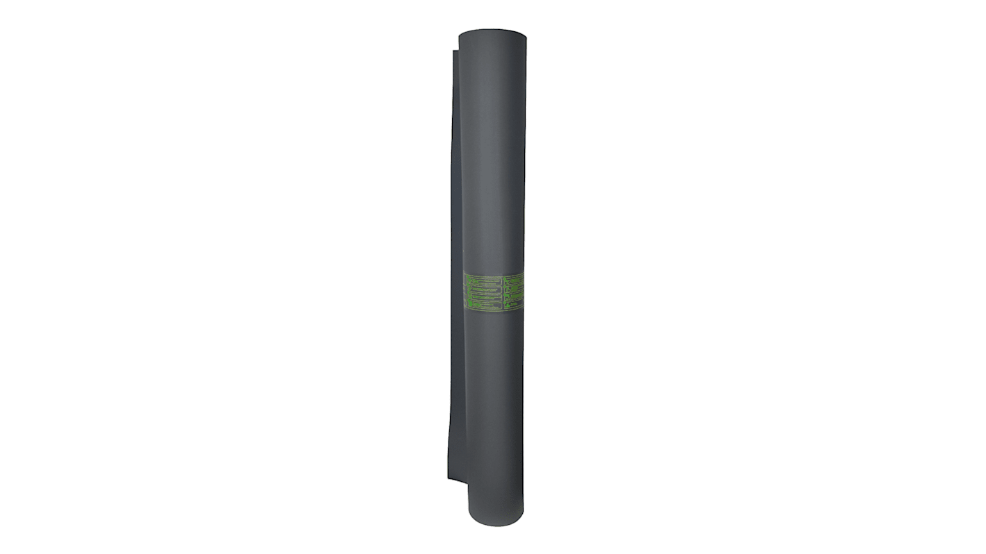 Alfombra aislante Sibille RBCL3 de Elastómero Gris, 1000mm x 600mm x 3.2mm