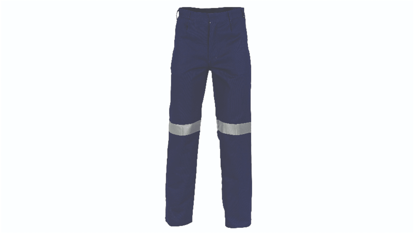 DNC 3314 Navy Anti-Static, Electrical Protection, Hi-Vis, UV Protection Hi Vis Trousers, 107cm Waist Size