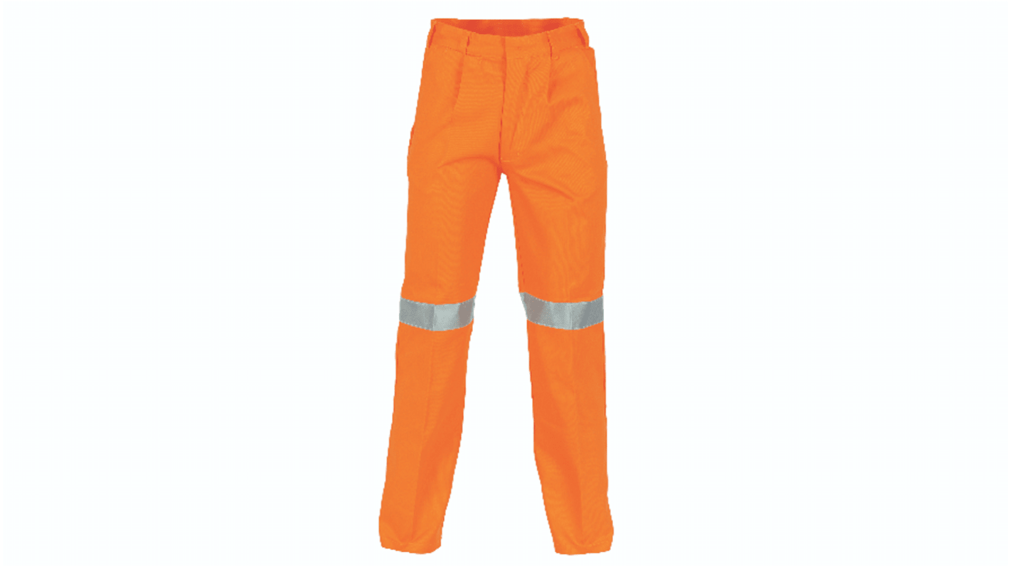 DNC 3314 Orange Anti-Static, Electrical Protection, Hi-Vis, UV Protection Hi Vis Trousers, 107cm Waist Size