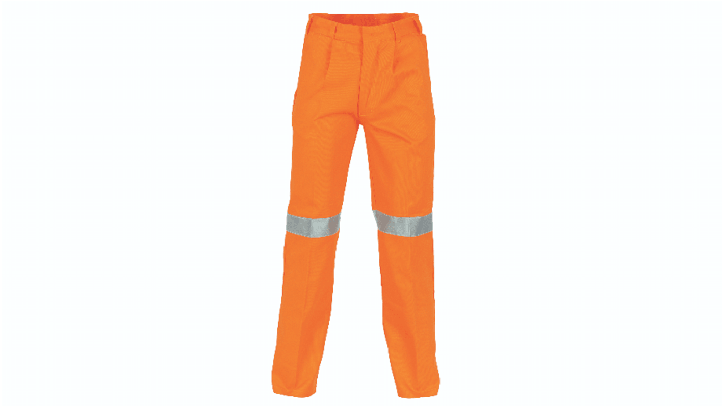 DNC 3314 Orange Anti-Static, Electrical Protection, Hi-Vis, UV Protection Hi Vis Trousers, 112cm Waist Size