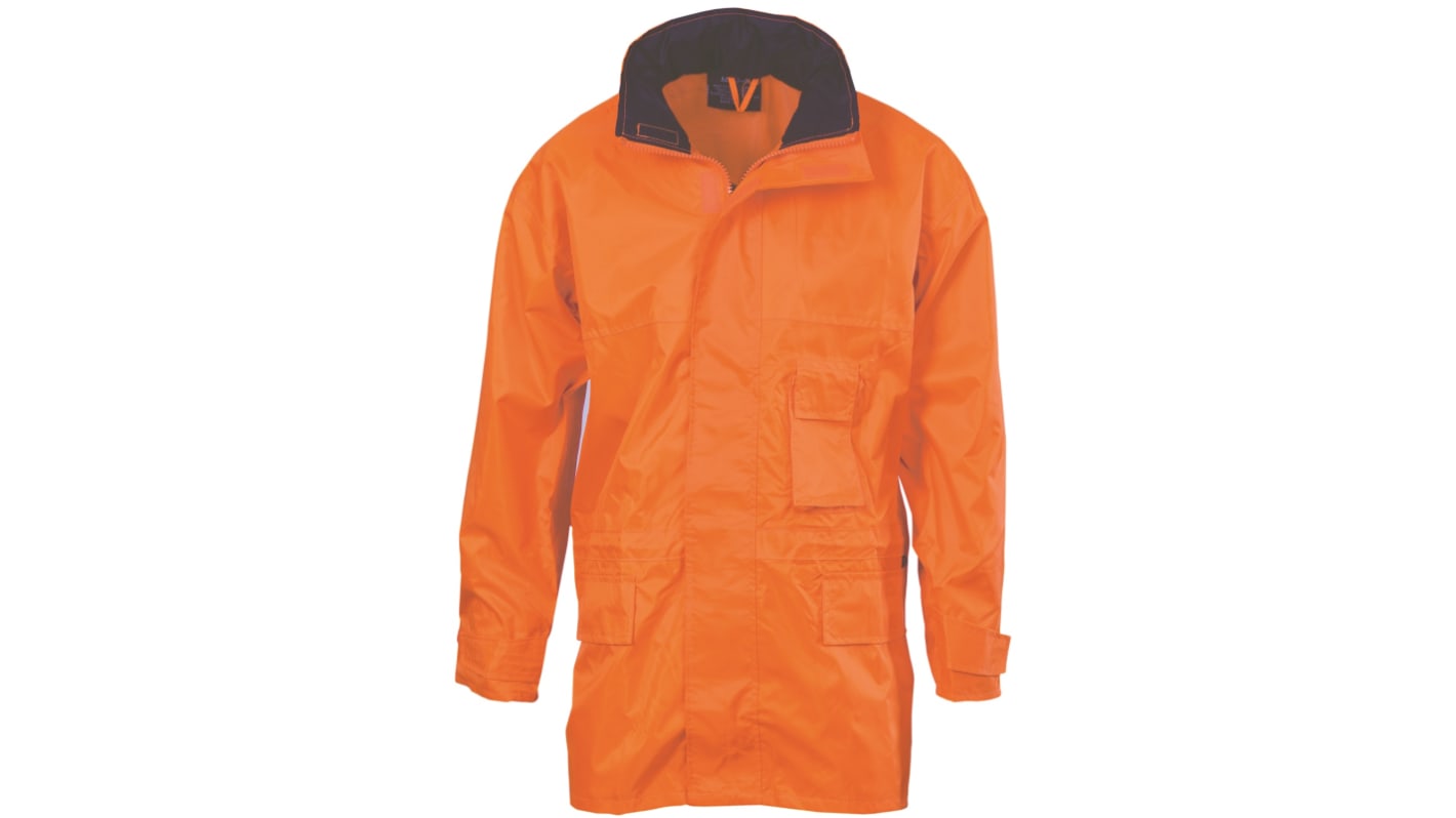 DNC 3873 Orange Unisex Hi Vis Jacket, 5XL