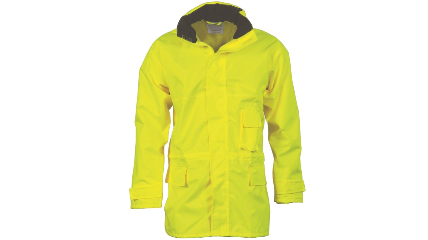 DNC 3873 Yellow Unisex Hi Vis Jacket, XXL