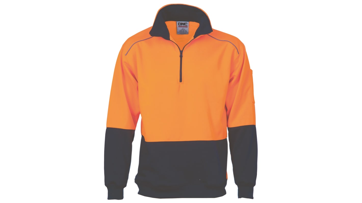 DNC Orange/Navy Unisex Hi Vis Sweatshirt, 3XL