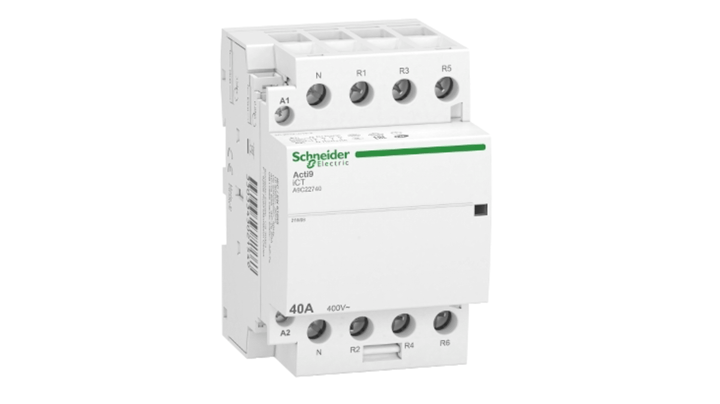 Schneider Electric Acti9 iDT40 Acti9 iDT40 CT Leistungsschütz, 4 -polig 4 Öffner / 63 A, Sicherheit