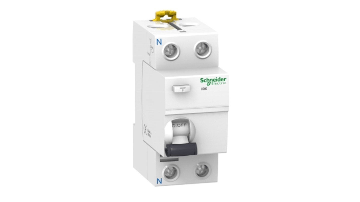 Interrupteur différentiel Schneider Electric Acti9 iIDK, 2 Pôles, 40A, 30mA, Type AC