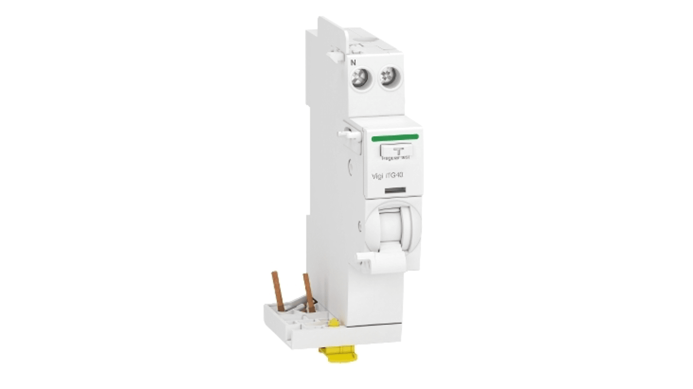 Schneider Electric Acti9 iTG40 RCCB, 25A, 1P+N Pole, 30mA, Type AC, 230V ac