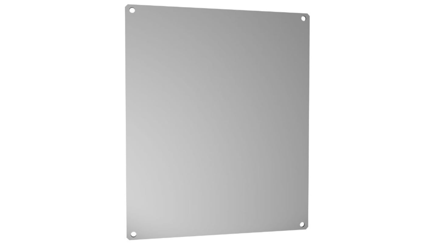 Hammond PJ Series Steel Mounting Plate, 45mm H, 377mm W, 428mm L for Use with PCJ181610L