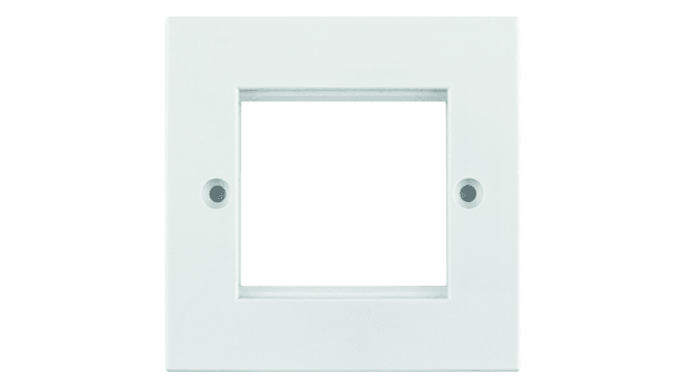 Telegartner Telegartner Data Cover Frame for use with Cat5e, Cat6, Cat6a