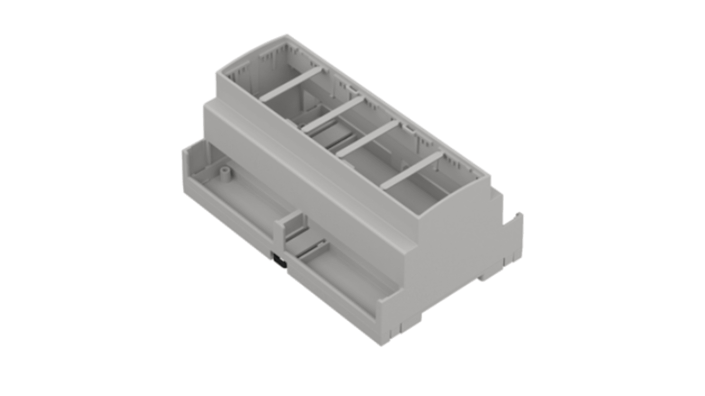 RS PRO DIN Rail Enclosure Enclosure Type, ABS DIN Rail Enclosure