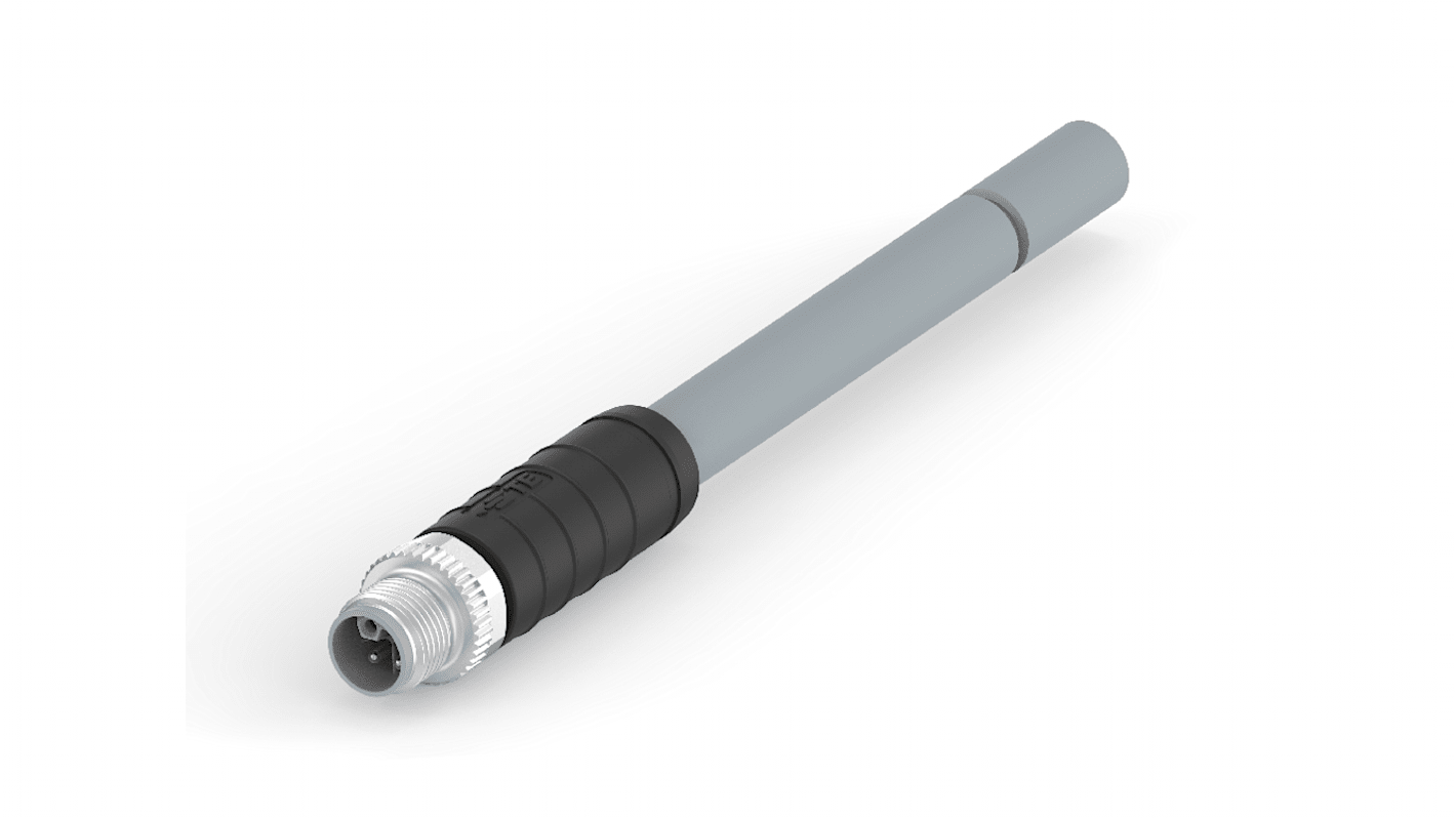 Cavo sensore/attuatore TE Connectivity M12 Maschio / Senza terminazione, Ø 10.1mm, L. 5m