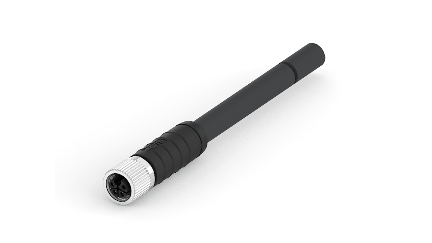 Cavo sensore/attuatore TE Connectivity M12 Femmina / M12 Femmina, Ø 10.1mm, L. 1.5m