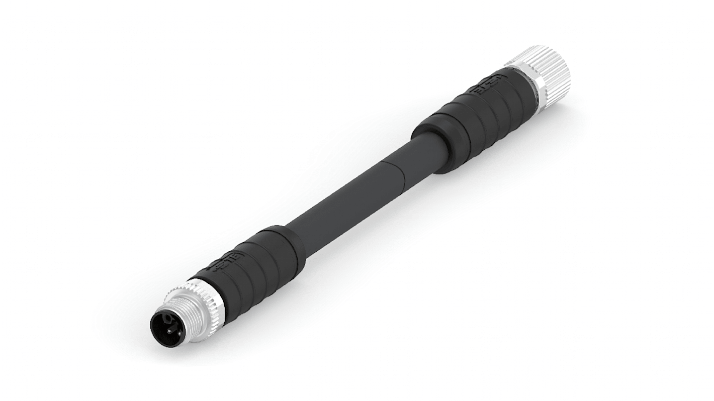 Cavo sensore/attuatore TE Connectivity M12 Maschio / M12 Femmina, Ø 9.65mm, L. 5m