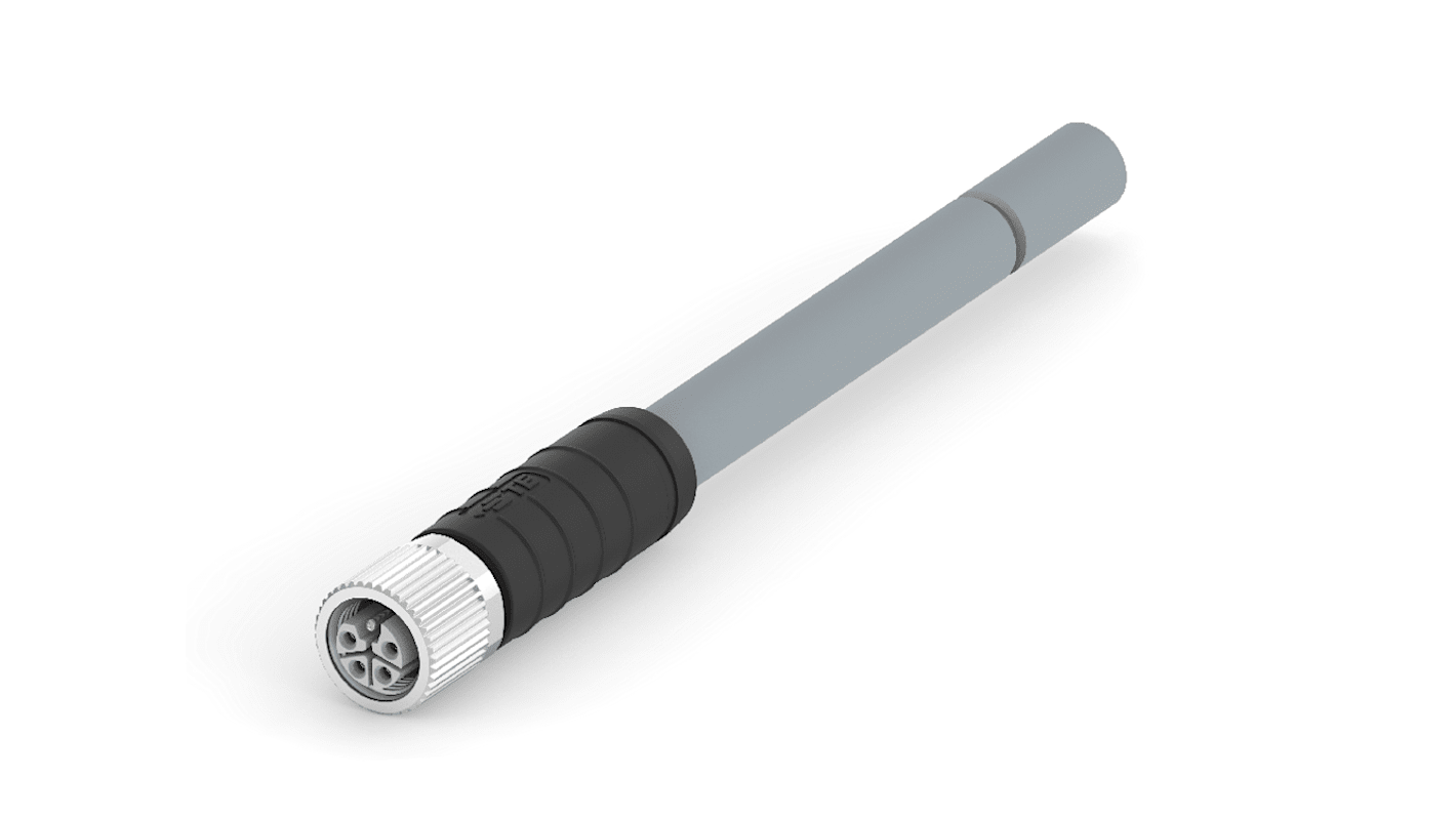 Cavo sensore/attuatore TE Connectivity M12 Femmina / M12 Femmina, Ø 10.4mm, L. 5m