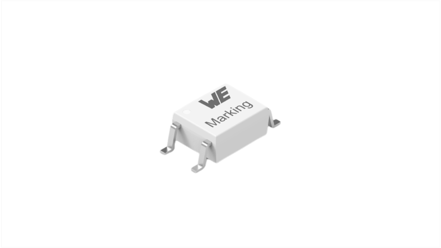 Wurth Elektronik, 140354245000 Phototransistor Output Phototransistor, Surface Mount, 4-Pin SOP