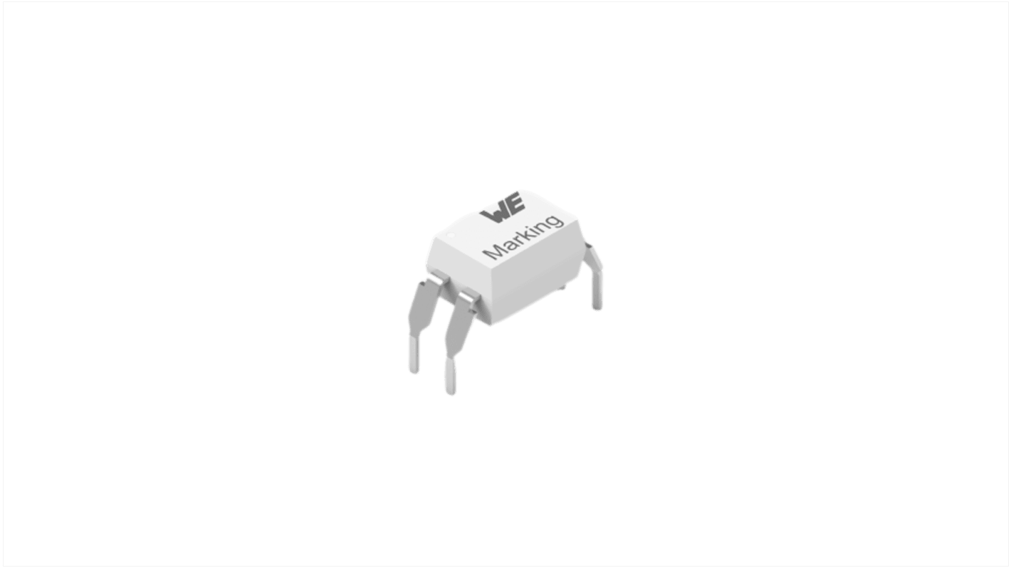 Wurth Elektronik, 140814241010 Transistor Output Phototransistor, Through Hole, 4-Pin