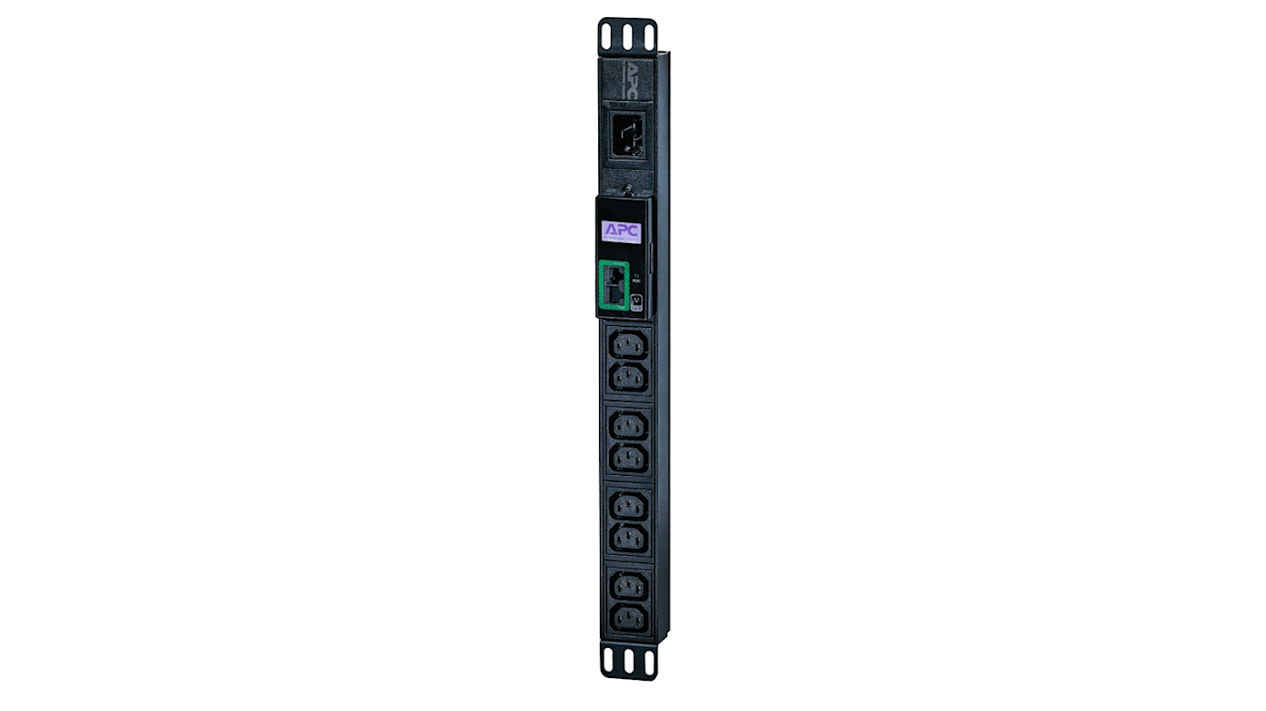 Bloc de distribution APC 8 prises CEI C13, Montage sur Rack, cordon 2.5m