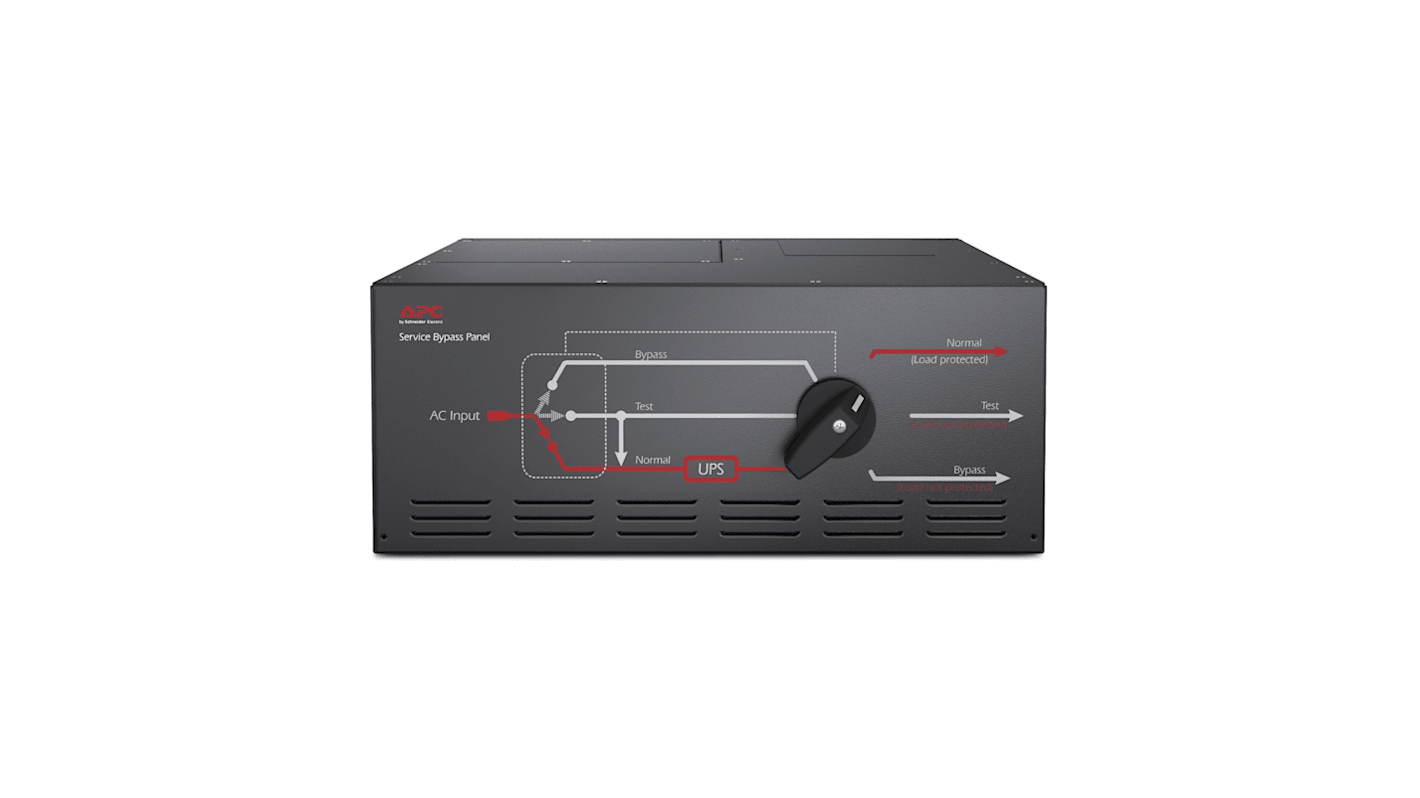 Derivación de mantenimiento APC SBP20KP para usar con Productos SAI APC InfraStruXure tipo A, SAI inteligentes, SAI