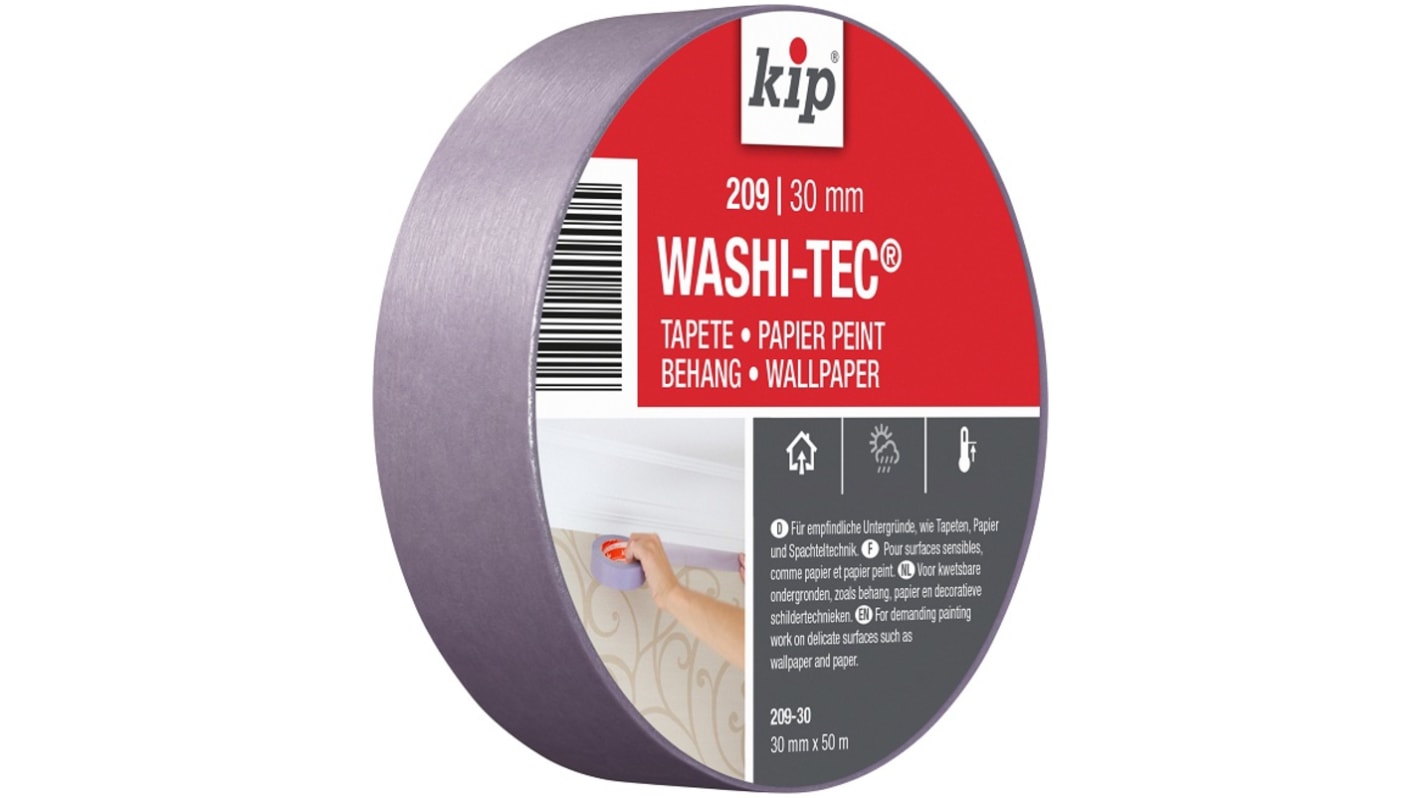 KIP 209-30 Silver Masking Tape 30mm x 50m