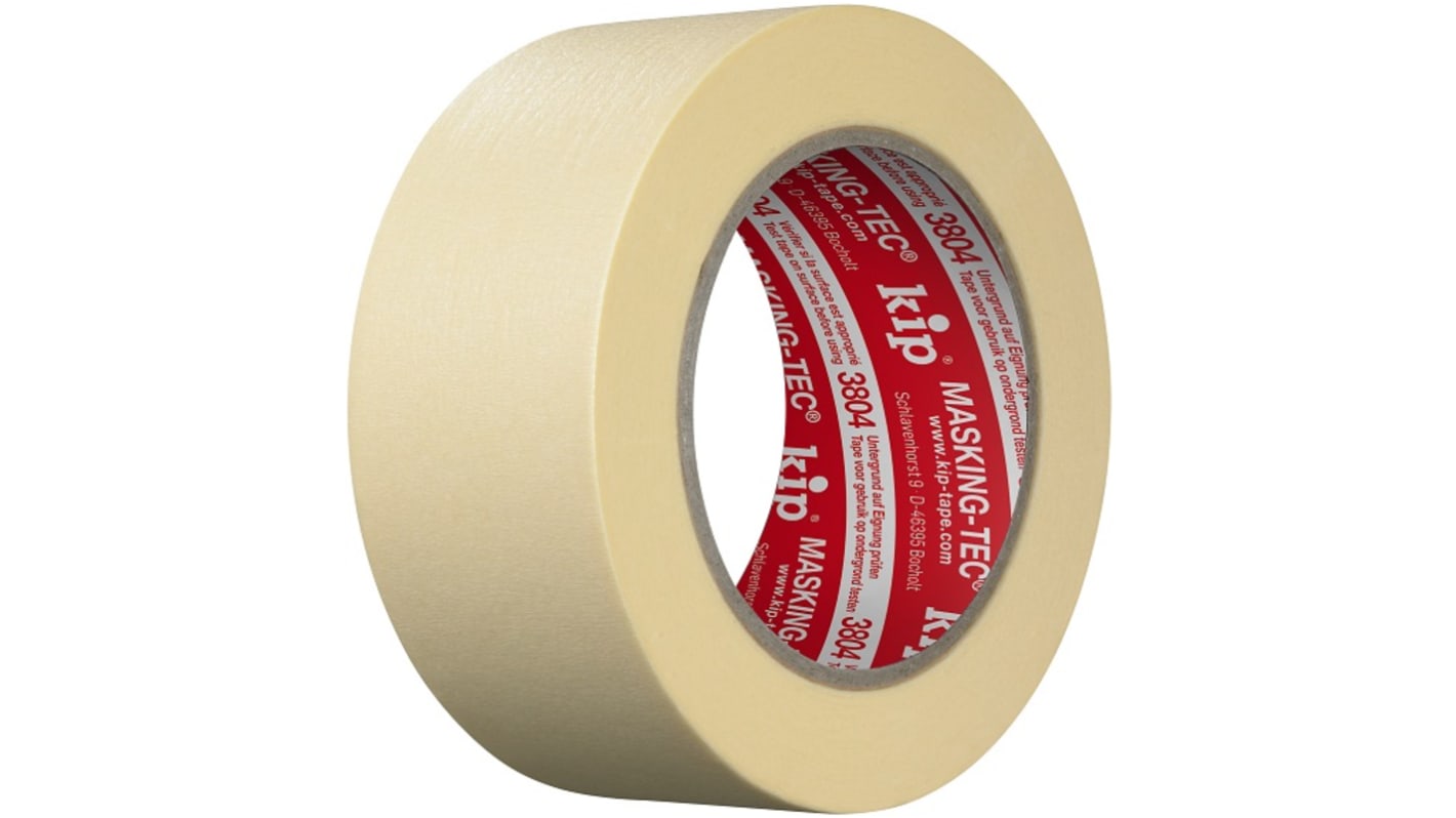 Ruban de masquage Papier crépon KIP 3804-48, 48mm x 50m, Beige