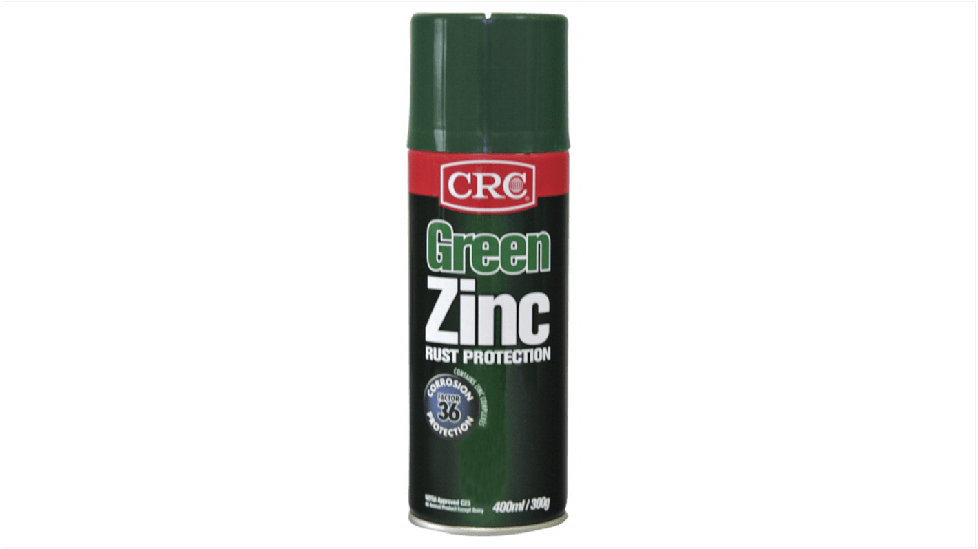 CRC 400ml Green Satin Zinc Spray Paint