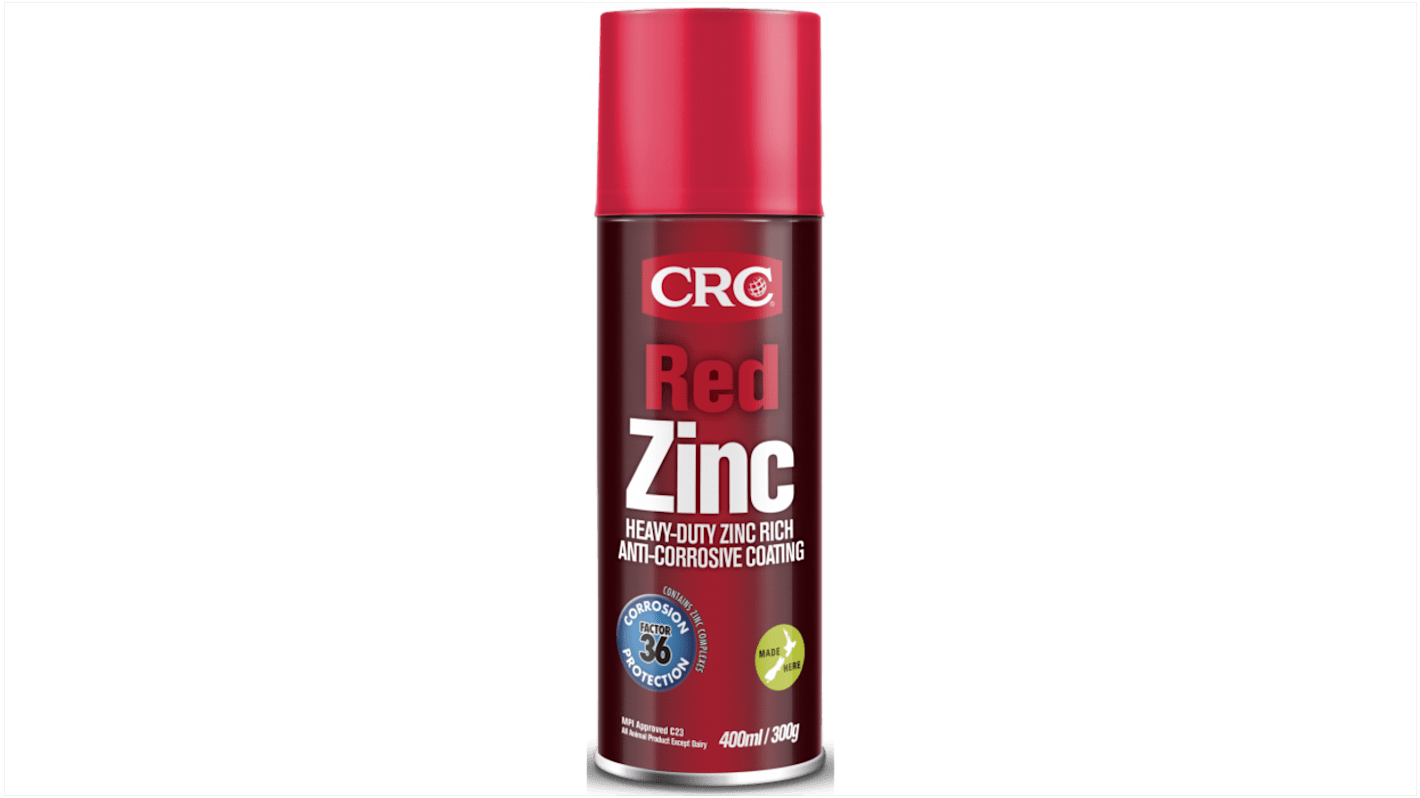 CRC 400ml Red Satin Zinc Spray Paint