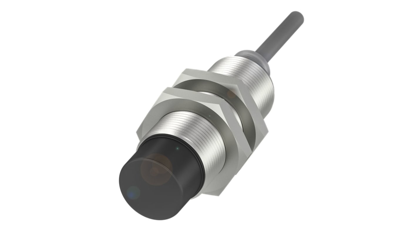 BALLUFF BES Series Inductive Barrel-Style Inductive Proximity Sensor, M18 x 1, 16mm Detection, PNP Output, 10 →