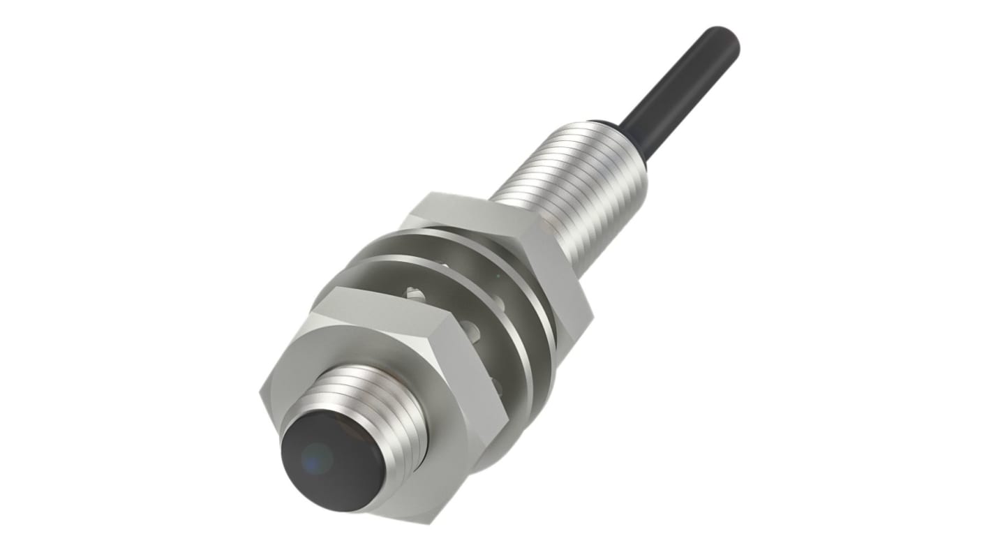 BALLUFF BES Series Inductive Barrel-Style Inductive Proximity Sensor, M8 x 1, 2 mm Detection, NPN Output, 10 →