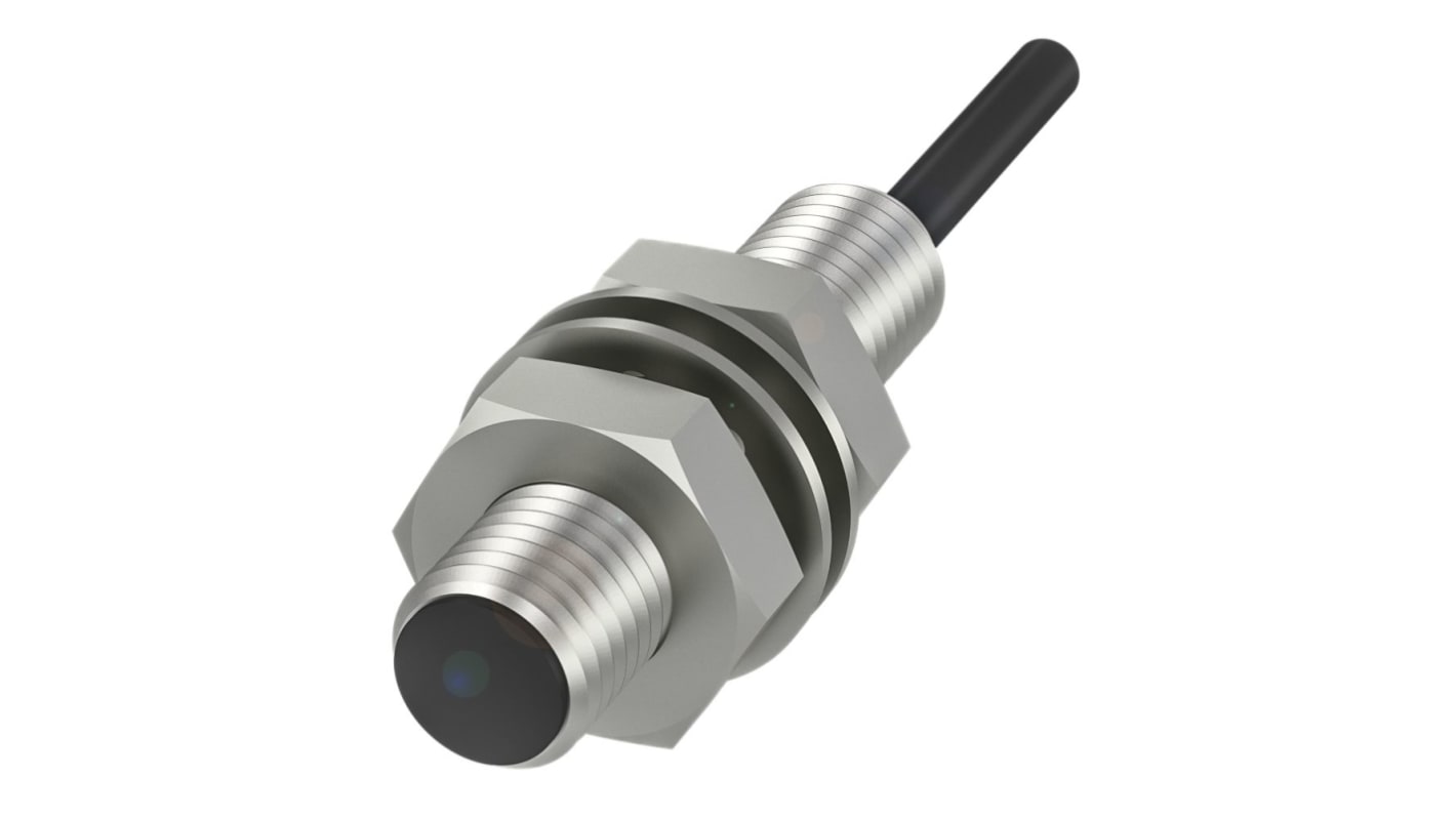 BALLUFF BES Series Inductive Barrel-Style Inductive Proximity Sensor, M8 x 1, 1.5 mm Detection, PNP Output, 10 →