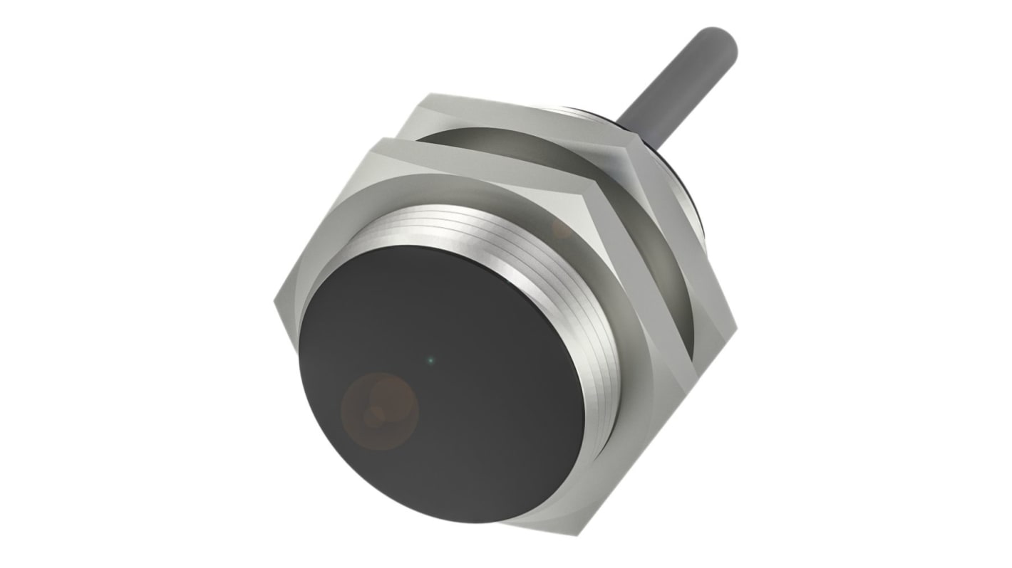 BALLUFF BES Series Inductive Barrel-Style Inductive Proximity Sensor, M30 x 1.5, 10 mm Detection, NPN Output, 10