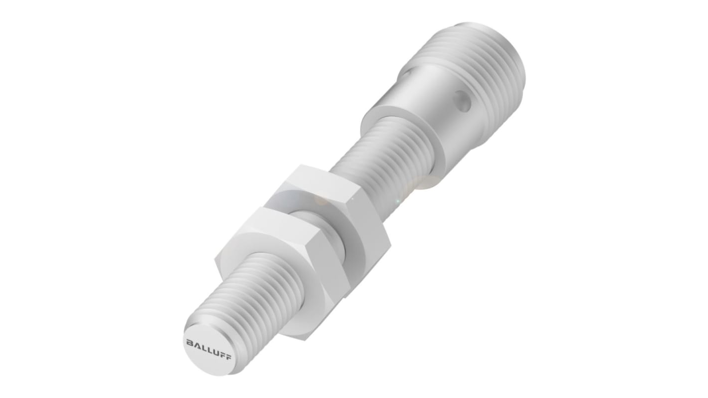 BALLUFF BES Series Inductive Barrel-Style Inductive Proximity Sensor, M8 x 1, 1.5 mm Detection, PNP Output, 10 →